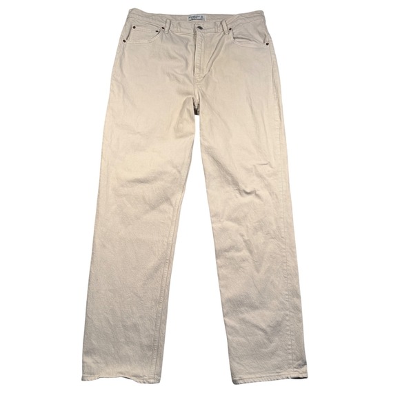 Abercrombie & Fitch Denim - Abercrombie & Fitch 90s Straight Ultra High Rise Jeans Womens 16L Tan Neutral